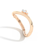 Shahla Karimi Jewelry Gaudí Mosaic Curve Bangle No. 1 14K Yellow Gold