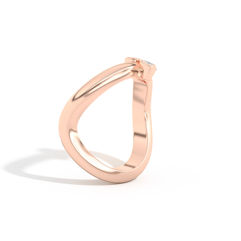 Shahla Karimi Jewelry Doshi Cluster Ring No. 1 14K Rose Gold