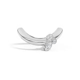Shahla Karimi Jewelry Doshi Cluster Ring No. 1 14K White Gold