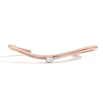 Shahla Karimi Jewelry Cloud Choker with Offset Pear 14K Rose Gold
