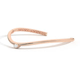 Shahla Karimi Jewelry Cloud Choker with Offset Pear 14K Rose Gold