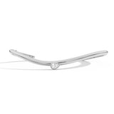 Shahla Karimi Jewelry Cloud Choker with Offset Pear 14K White Gold