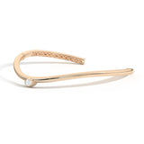 Shahla Karimi Jewelry Cloud Choker with Offset Pear 14K Yellow Gold