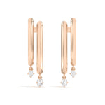 Shahla Karimi Jewelry Double Cloud Earrings with Dangles 14K Yellow Gold