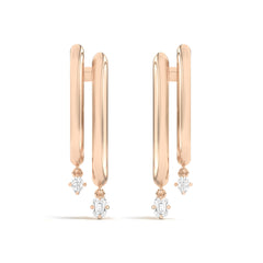 Shahla Karimi Jewelry Double Cloud Earrings with Dangles 14K Yellow Gold