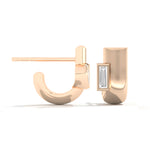 Shahla Karimi Jewelry Cloud Asymmetrical Half Arcs 14K Yellow Gold