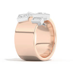 Shahla Karimi Jewelry Wiskup X Shahla Entropy Ring NO.1 14K Rose Gold