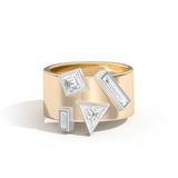 Shahla Karimi Jewelry Wiskup X Shahla Entropy Ring NO.1 14KYellowGold