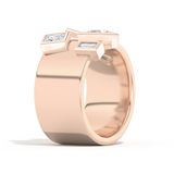 Shahla Karimi Jewelry Wiskup X Shahla Entropy Ring NO.1 14K Rose Gold