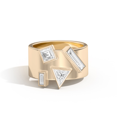 Shahla Karimi Jewelry Wiskup X Shahla Entropy Ring NO.1 14KYellowGold