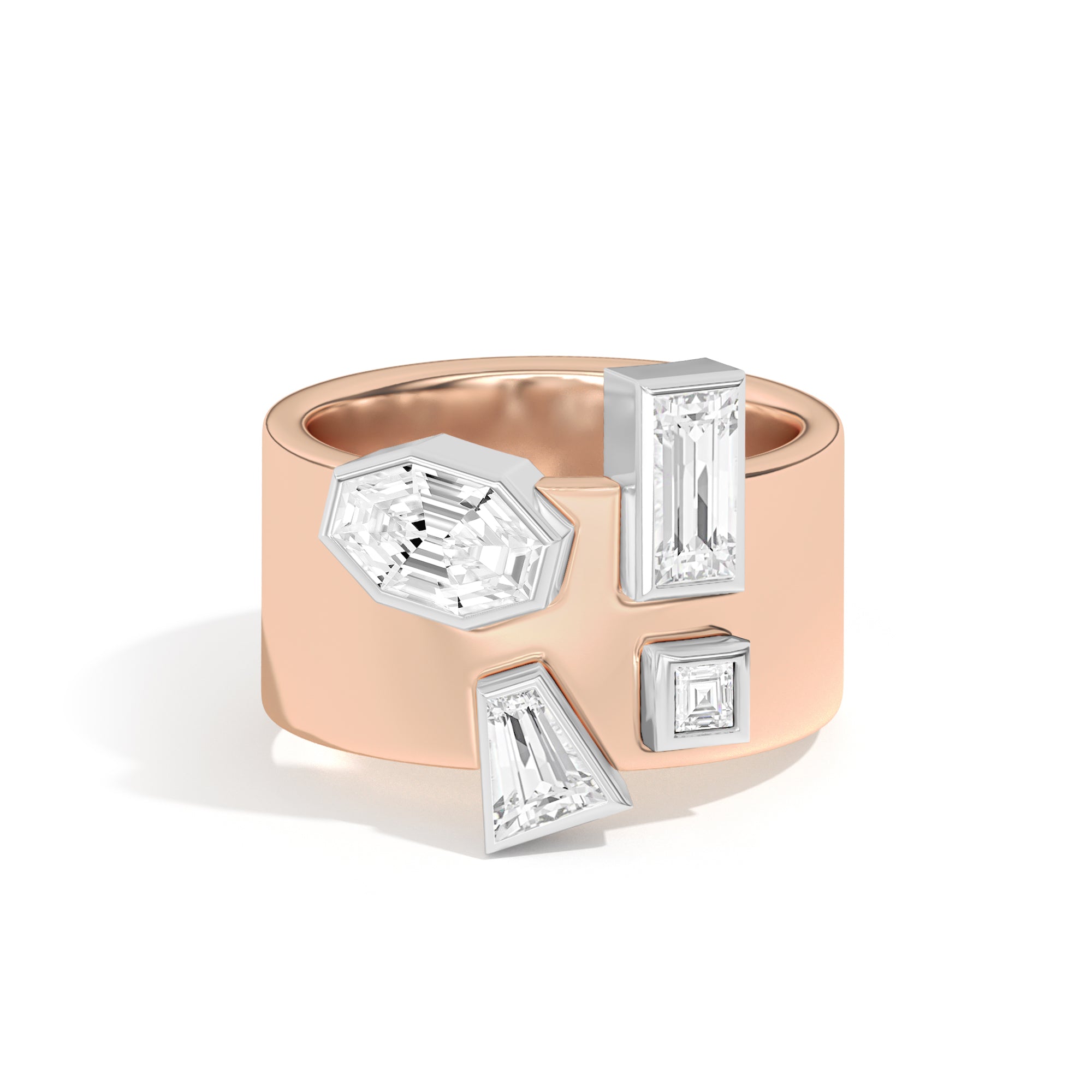 Wiskup X Shahla Karimi Entropy Ring No.2 14K Rose Gold