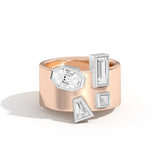 Shahla Karimi Jewelry Wiskup X Shahla Entropy Ring No.2 14K Rose Gold