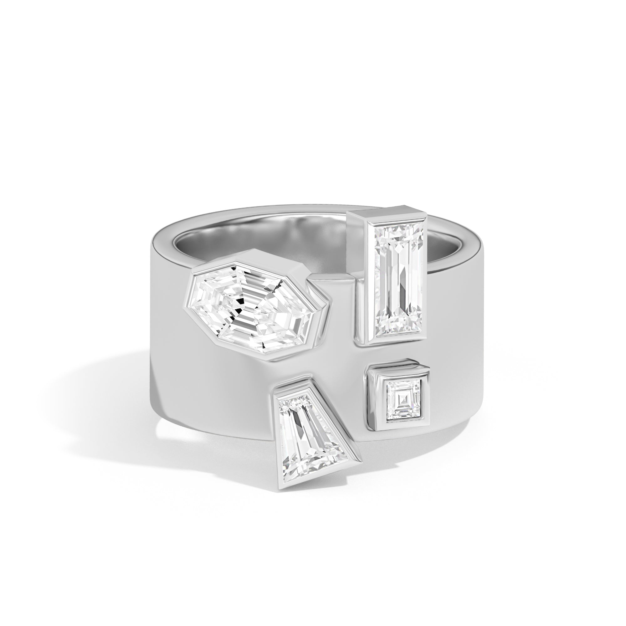 Wiskup X Shahla Karimi Entropy Ring No.2 14K White Gold