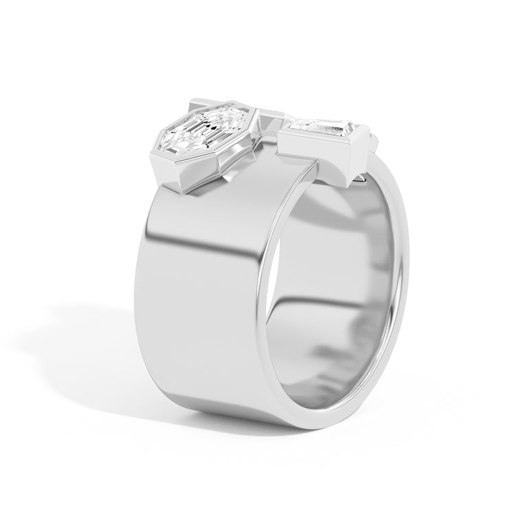 Wiskup X Shahla Karimi Entropy Ring No.2 14K White Gold