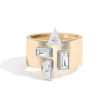 Shahla Karimi Jewelry Wiskup X Shahla Karimi Entropy Ring No.3 14K Yellow Gold