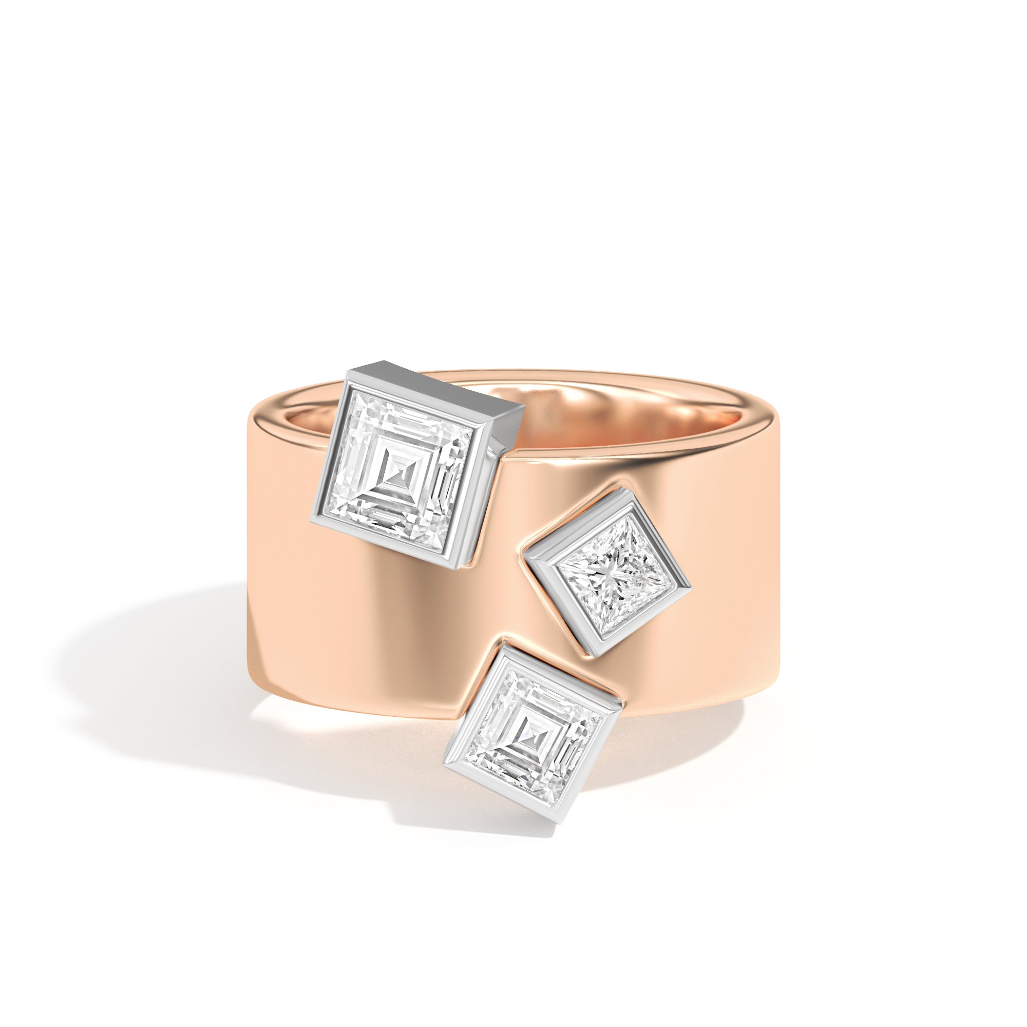 Wiskup X Shahla Karimi Entropy Ring No.4 14K Rose Gold