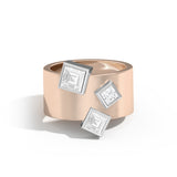 Shahla Karimi Jewelry Wiskup X Shahla Entropy Ring No.4 14K Rose Gold