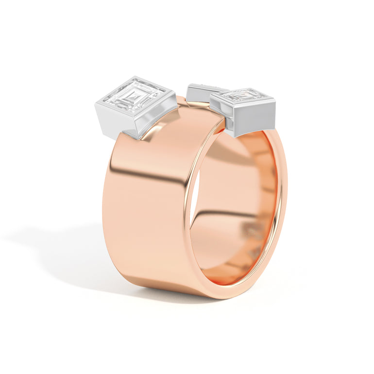 Wiskup X Shahla Karimi Entropy Ring No.4 14K Rose Gold