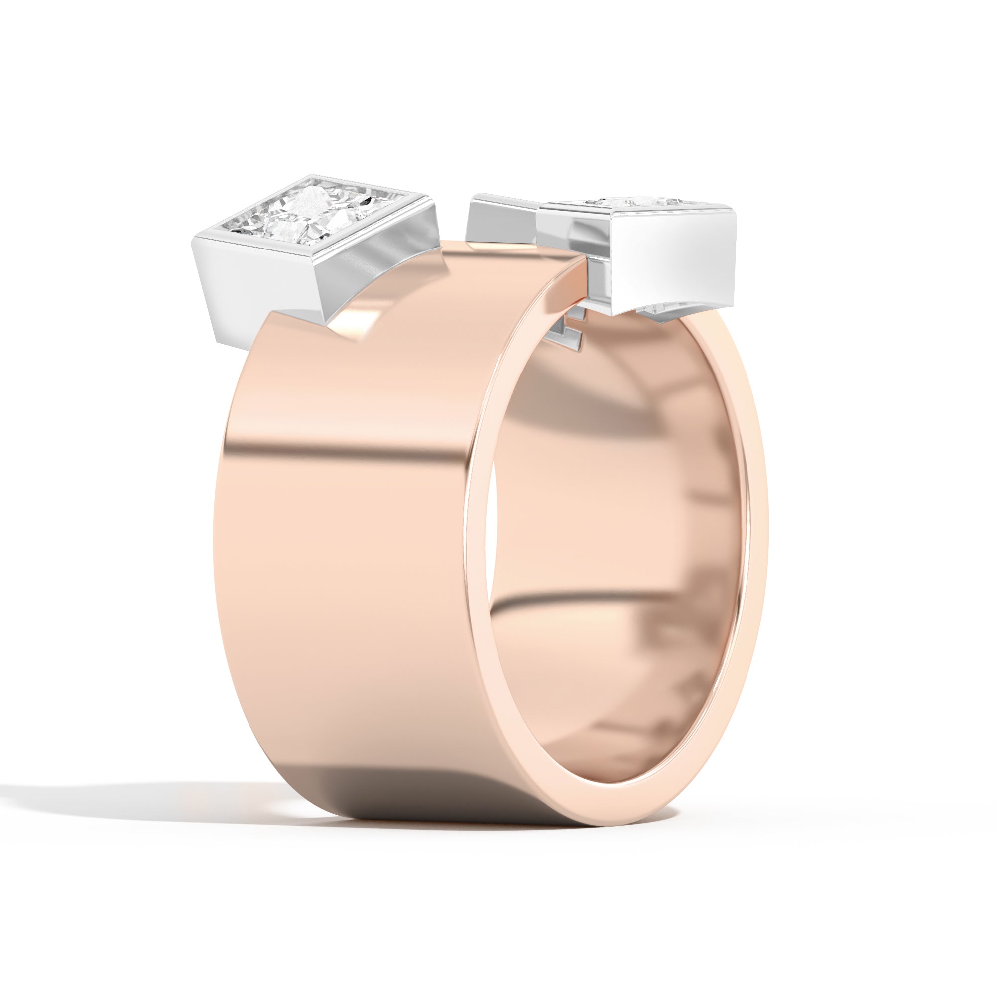 Shahla Karimi Jewelry Wiskup X Shahla Entropy Ring No.4 14K Rose Gold
