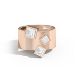 Shahla Karimi Jewelry Wiskup X Shahla Entropy Ring No.4 14K Rose Gold