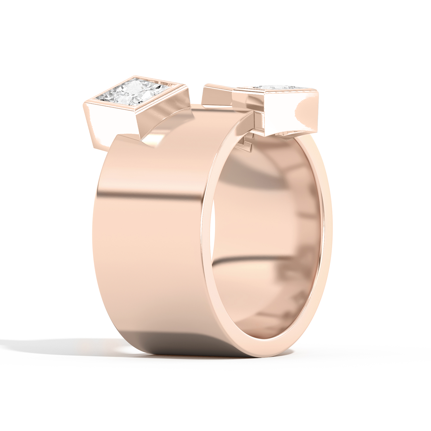 Shahla Karimi Jewelry Wiskup X Shahla Entropy Ring No.4 14K Rose Gold