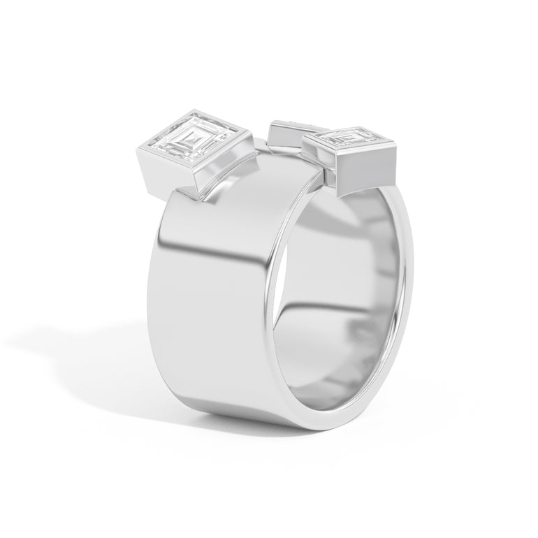 Wiskup X Shahla Karimi Entropy Ring No.4 14K White Gold