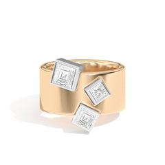 Wiskup X Shahla Karimi Entropy Ring No.4 14K Yellow Gold