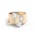 Shahla Karimi Jewelry Wiskup X Shahla Entropy Ring No.4 14K Yellow Gold