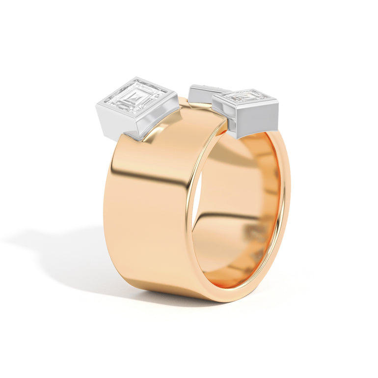 Wiskup X Shahla Karimi Entropy Ring No.4 14K Yellow Gold