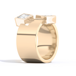 Shahla Karimi Jewelry Wiskup X Shahla Entropy Ring No.4 14K Yellow Gold