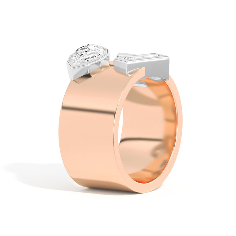 Wiskup X Shahla Karimi Entropy Ring No.5 14K Rose Gold