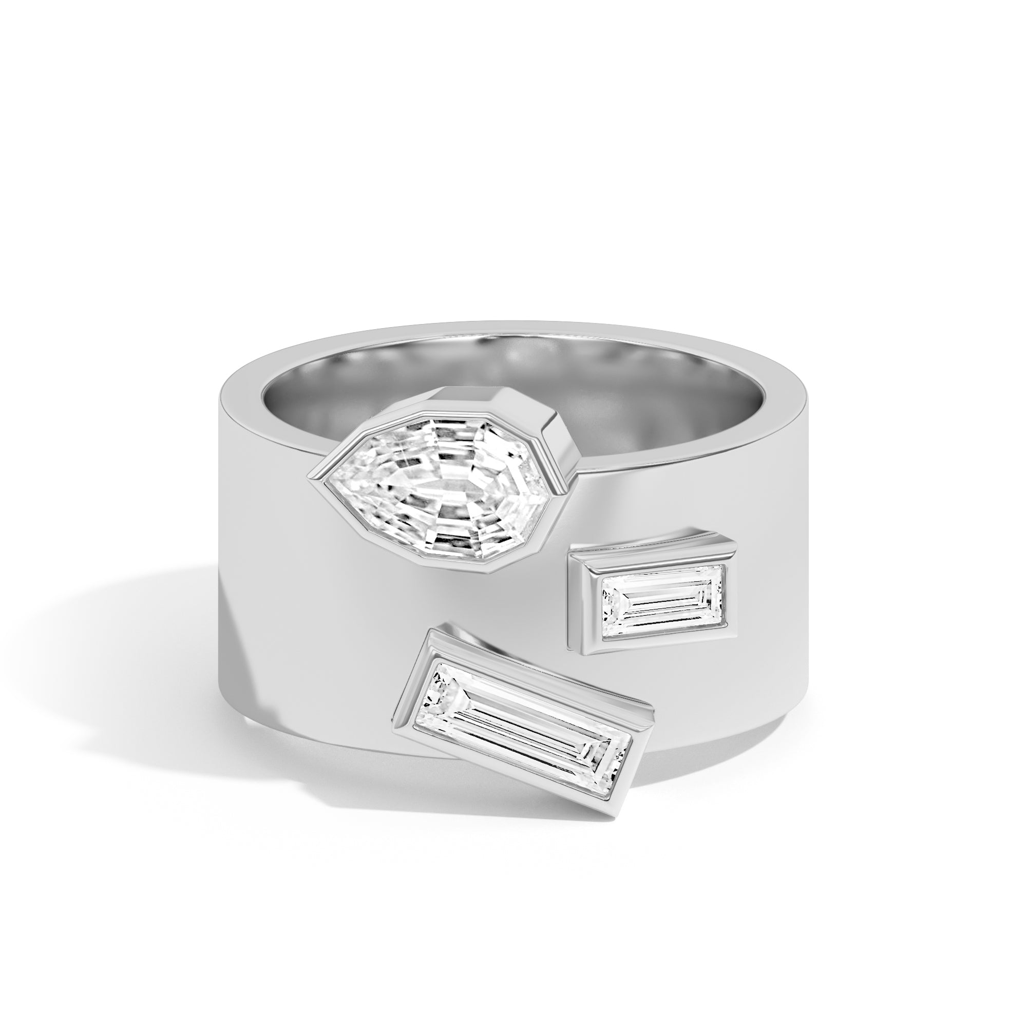 Wiskup X Shahla Karimi Entropy Ring No.5 14K White Gold