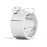 Shahla Karimi Jewelry Wiskup X Shahla Karimi Entropy Ring No.5 14K White Gold