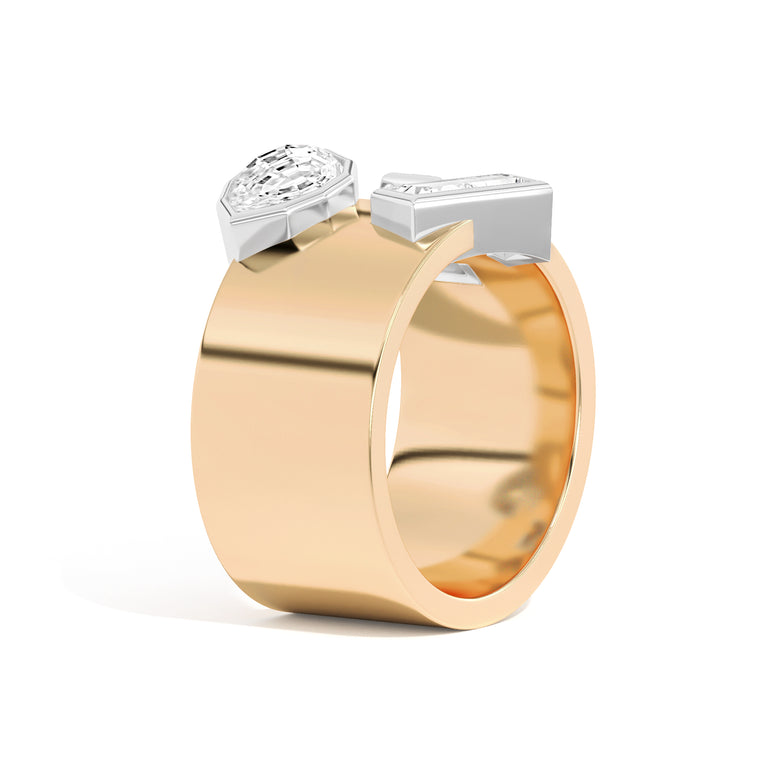 Wiskup X Shahla Karimi Entropy Ring No.5 14K Yellow Gold