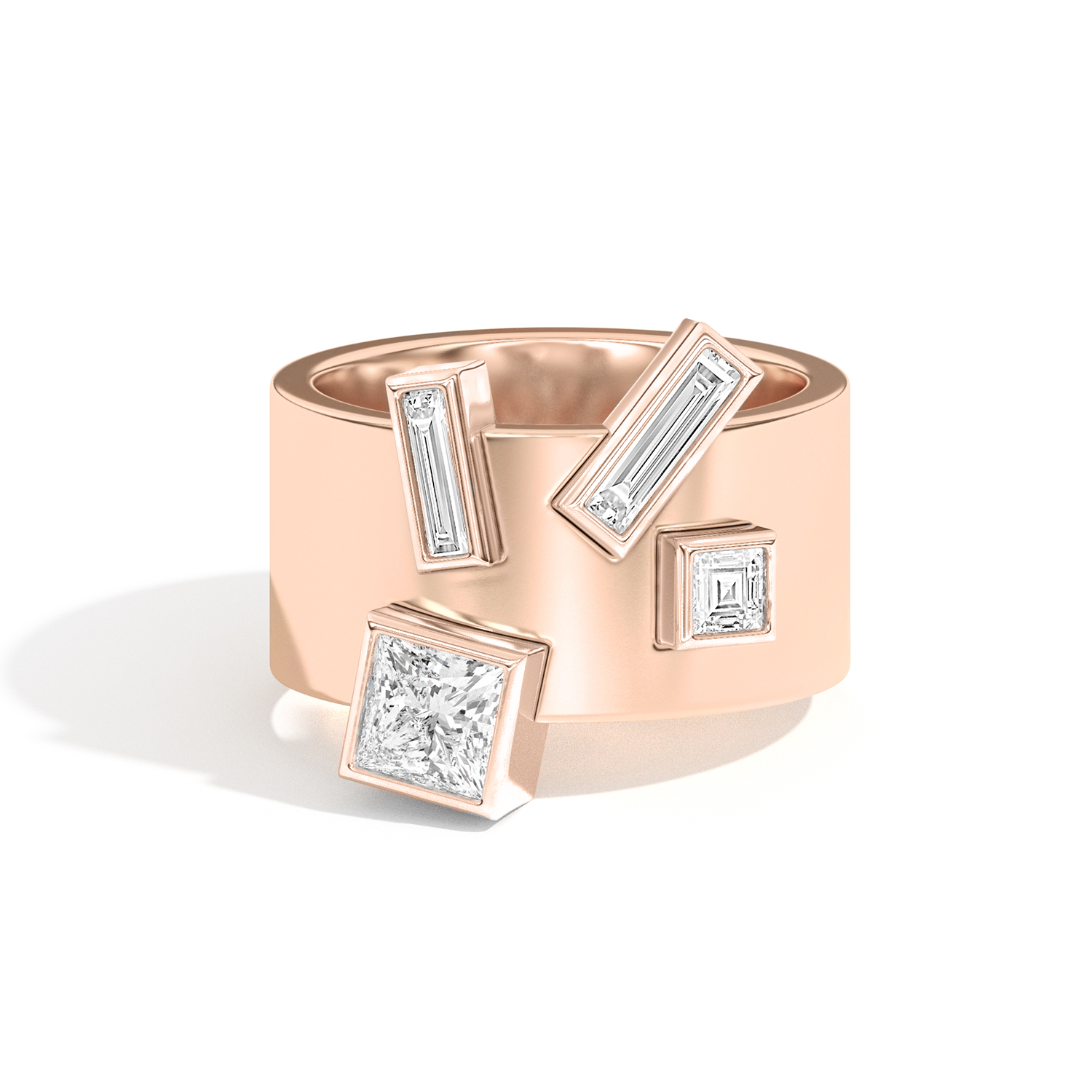 Shahla Karimi Wiskup X Shahla Karimi Entropy Ring No.6 14K Rose Gold