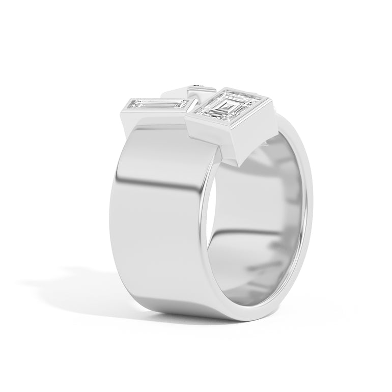 Wiskup X Shahla Karimi Entropy Ring No.6 14K White Gold