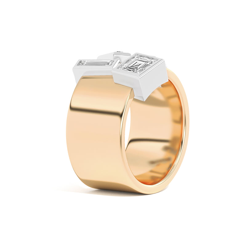 Wiskup X Shahla Karimi Entropy Ring No.6 14K Yellow Gold