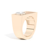 Shahla Karimi Scarpa Cushion D Ring Yellow Gold