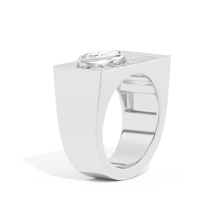 Shahla Karimi Scarpa Marquise D Ring 14K  White Gold