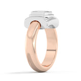 Shahla Karimi Ando Emerald Bezel Wrap Ring 14K Rose Gold