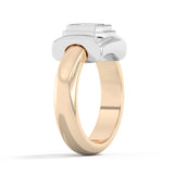 Shahla Karimi Ando Emerald Bezel Wrap Ring 14K Yellow Gold