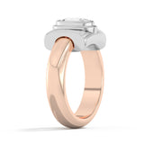 Shahla Karimi Ando Oval Bezel Wrap Ring 14K Rose Gold