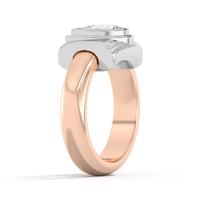 Shahla Karimi Ando Pear Bezel Wrap Ring 14K Rose Gold