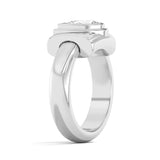 Shahla Karimi Ando Pear Bezel Wrap Ring 14K White Gold
