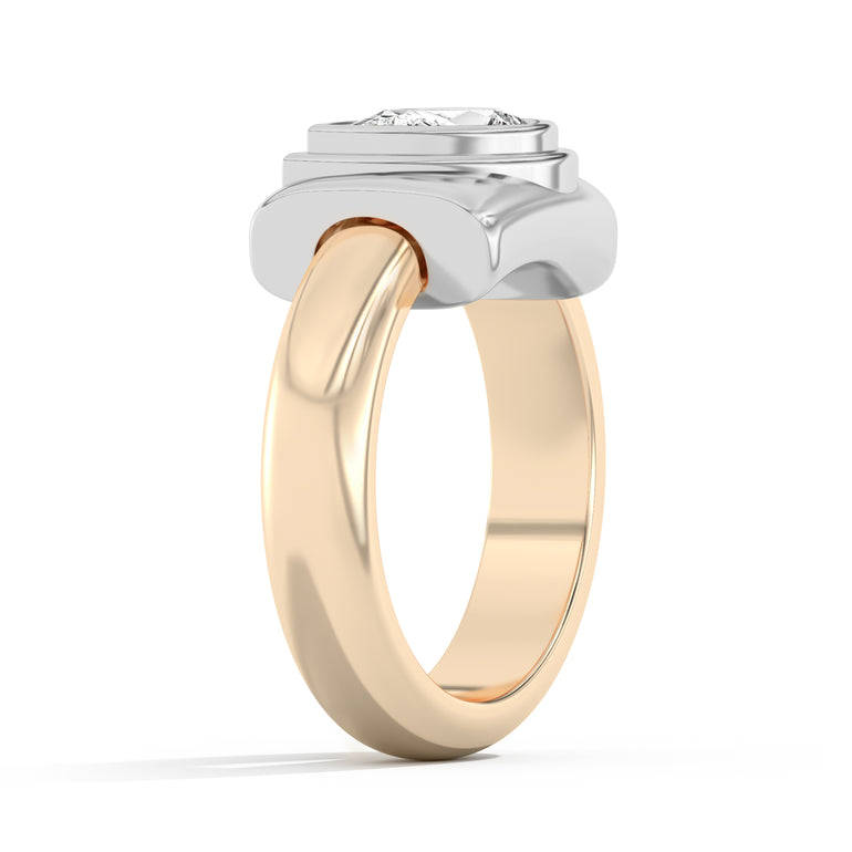 Shahla Karimi Ando Pear Bezel Wrap Ring 14K Yellow Gold