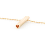 Beth X Shahla Shape Heart 14K Yellow Gold