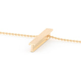 Beth X Shahla Shape T 14K Yellow Gold