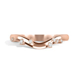 Shahla Karimi Gaudi Curved 2mm Band 14K Rose Gold