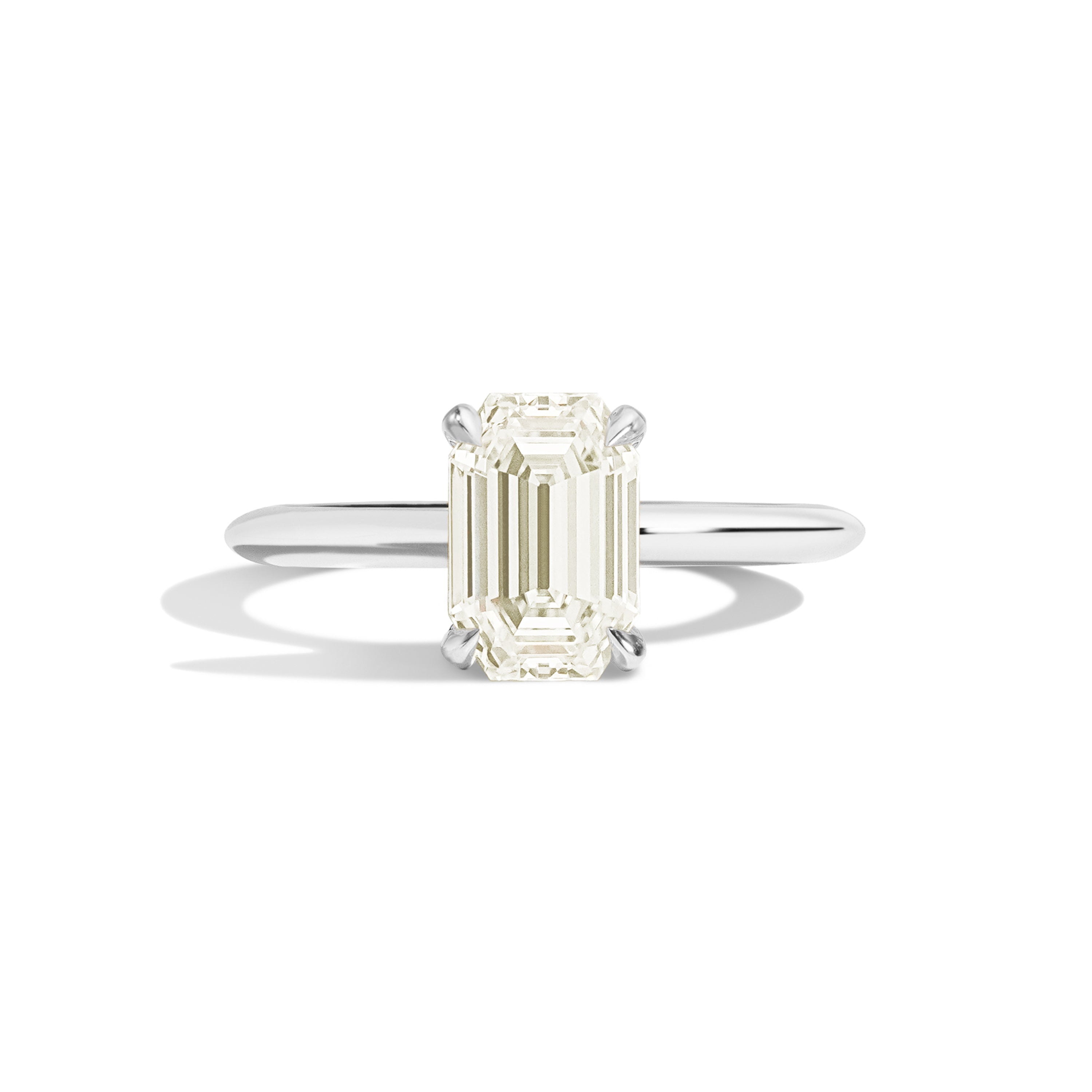 Shahla Karimi Jewelry Old Mine Emerald 14K Gold on a white background 