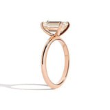 Shahla Karimi Jewelry Old Mine Emerald 14K Gold Ring on a white background